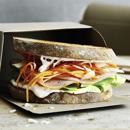 Spicy Putenbrust-Sandwich