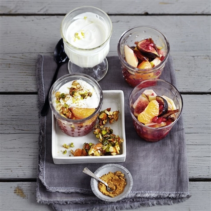 Orient-Obstsalat mit Granatapfel