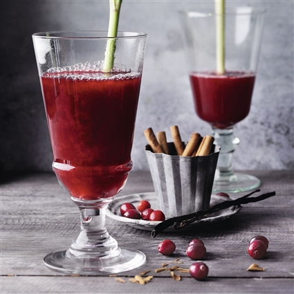 Cranberrypunsch mit Birnensaft