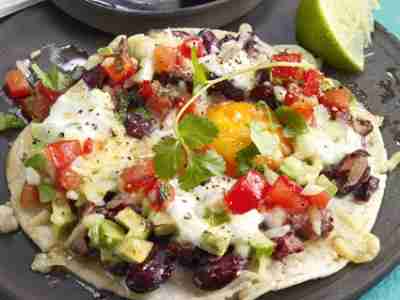 Tortilla-Törtchen mit Tomaten-Salsa