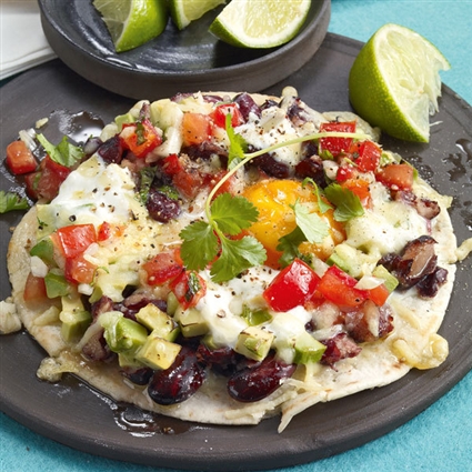 Tortilla-Törtchen mit Tomaten-Salsa