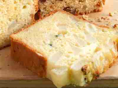 Roquefort-Birnen-Cake