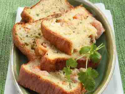 Cake mit Nordseekrabben und Curry