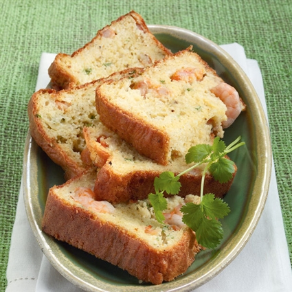 Cake mit Nordseekrabben und Curry
