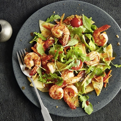 Ananas-Garnelen-Salat