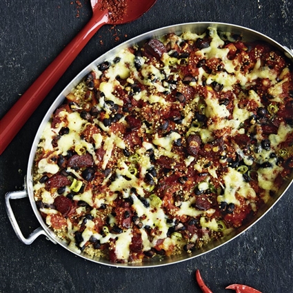 Tex-Mex-Auflauf mit Quinoa