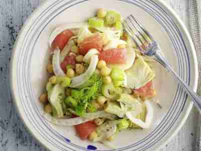 Slow Carb Kichererbsensalat