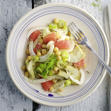 Slow Carb Kichererbsensalat