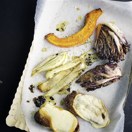 Ofengemüse mit Crostini