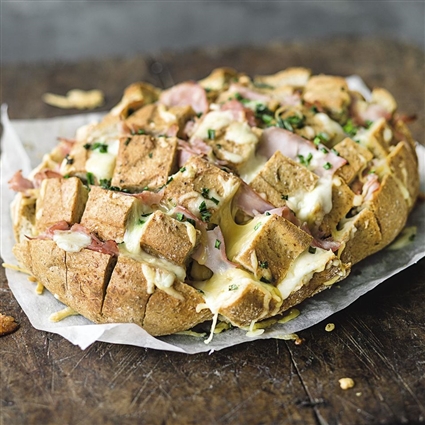 Schinken-Käse-Partybrot