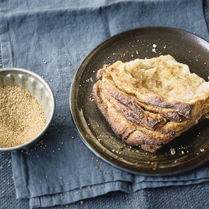 Zupfbrot mit Zimt und Zucker