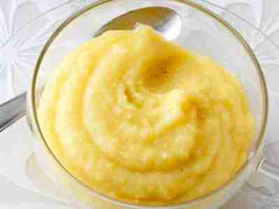 Apfel-Hirse-Creme