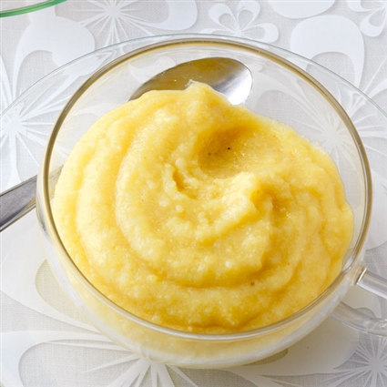 Apfel-Hirse-Creme