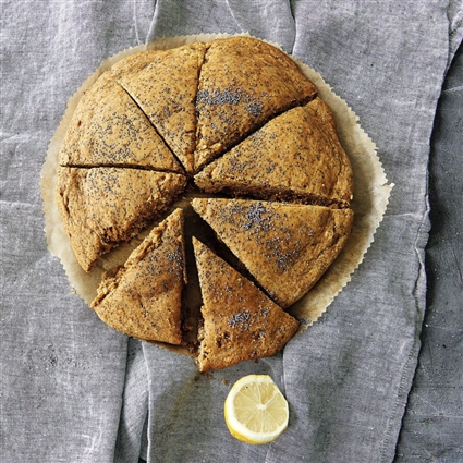 Zitronen-Mohn-Scones – zuckerfrei