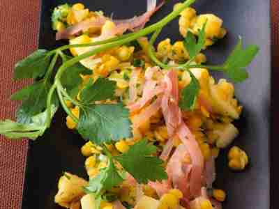 Pikanter Linsensalat