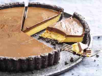 Peanutbutter-Pie mit Oreos