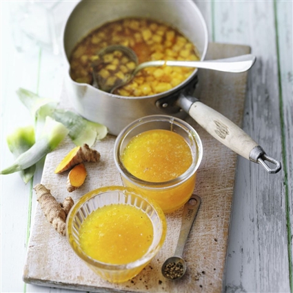 Ananas-Kurkuma-Konfitüre