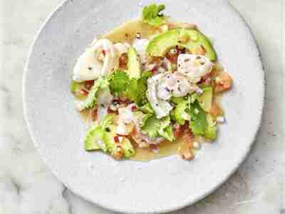 Kabeljau-Ceviche mit Avocado