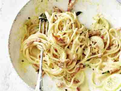 Zitronen-Carbonara