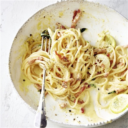 Zitronen-Carbonara