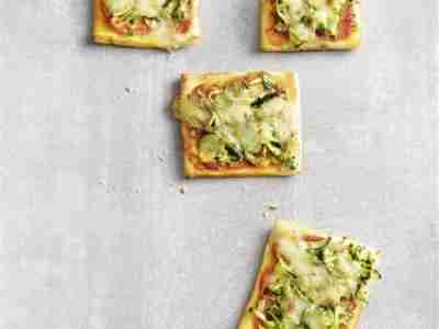 Raclette-Zucchinipizza