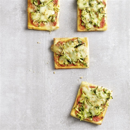 Raclette-Zucchinipizza