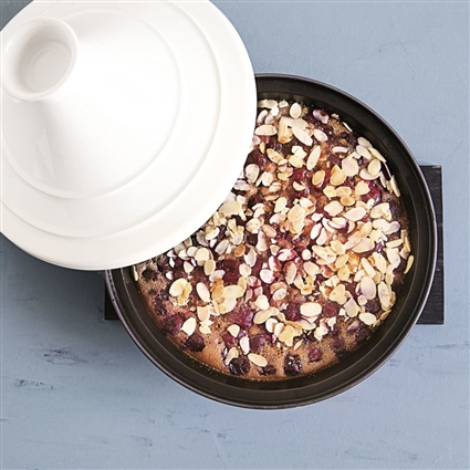 Schoko-Kirsch-Clafoutis aus der Tajine