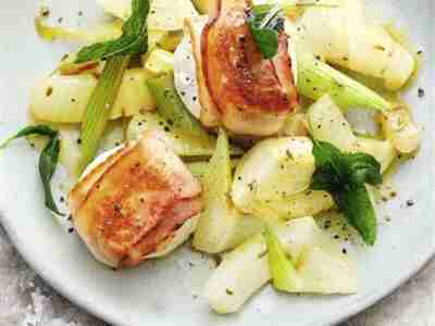 Fenchelsalat mit Ziegenkäse