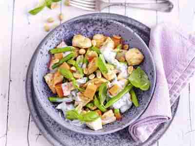 Hähnchen-Süßkartoffel-Salat