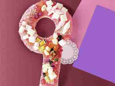 Neon-Candy-Neuner  – Number Cake
