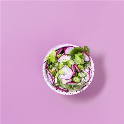 Bärlauch-Radieschen-Salat