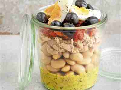 Bohnensalat Nizza-Style im Glas