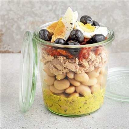 Bohnensalat Nizza-Style im Glas