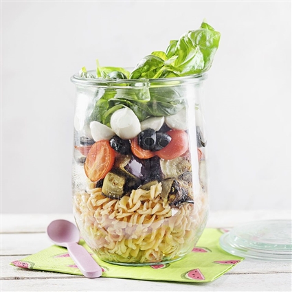 Italienischer Linsennudelsalat