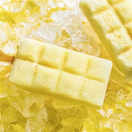 Ananas-Kokos-Eis am Stiel