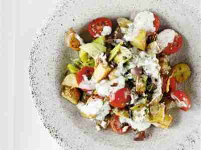 Mediterraner Kartoffelsalat aus dem Ofen