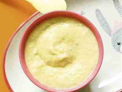Mango-Hirse-Mandel-Brei