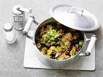 Veganes Chili mit Quinoa