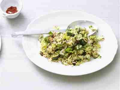 Hot Tabouleh mit Zucchini