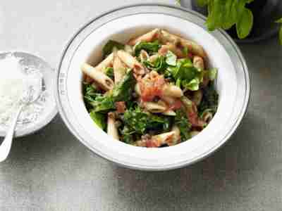One-Pot-Tomaten-Spinat-Pasta