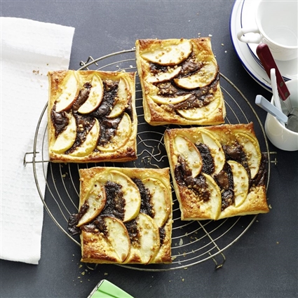 Apfel-Nougat-Torteletts