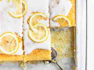 Zitronenkuchen vom Blech