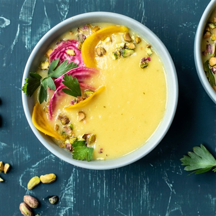 Gelbe Bete Suppe