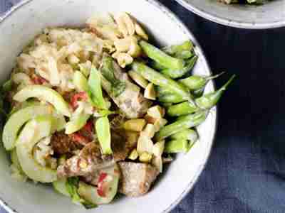 All-in-one-Curry mit Bohnen und Papaya