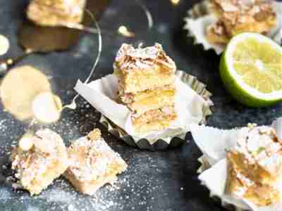 Glutenfreie Limettenwürfel