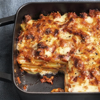 Kartoffel-Lasagne mit Hackfleisch