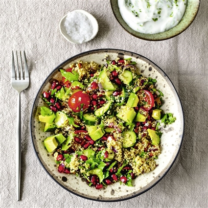 Quinoa-Salat mit Granatapfel