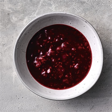 Himbeer-Preiselbeer-Jus