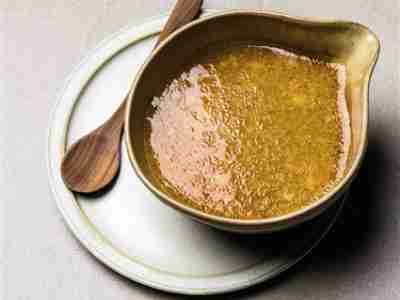 Orangen-Miso-Dressing mit Honig