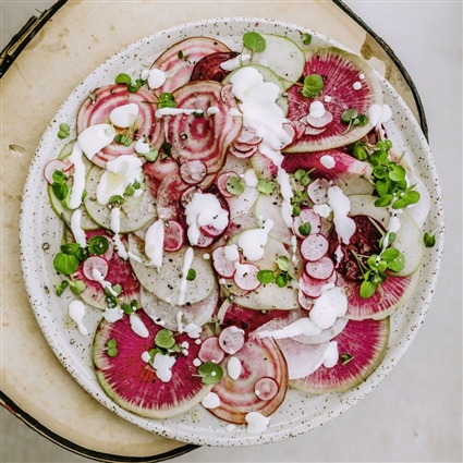 Rote-Bete-Salat mit Rettich und Radieschen